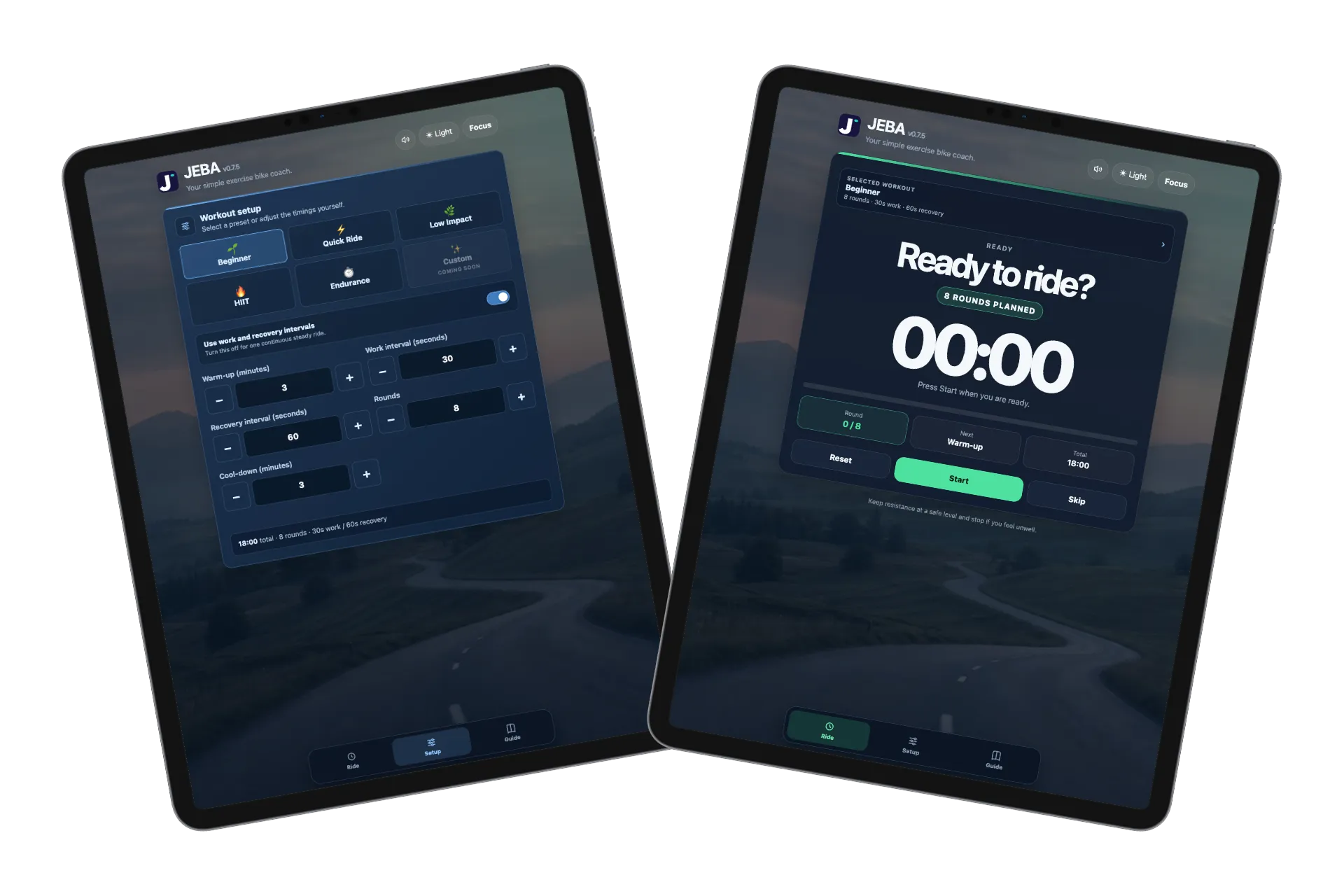 Responsive tablet application screens designed by Pixel Web Partners